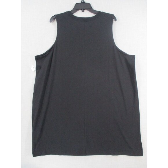 Old Navy Black Sleeveless Tank Top Xxl Petite Classic Layering Piece - Picture 7 of 9